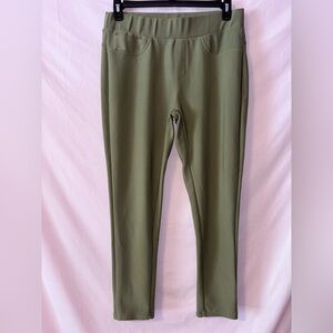 Olive Green Women's Leggings